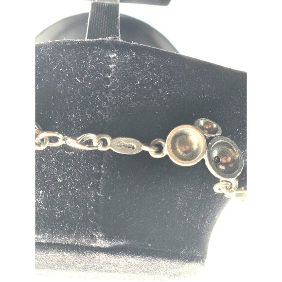 Osmose By Sonia Ferland Necklace MCM Brutalist Modern Designer with lava agate - Picture 5 of 9